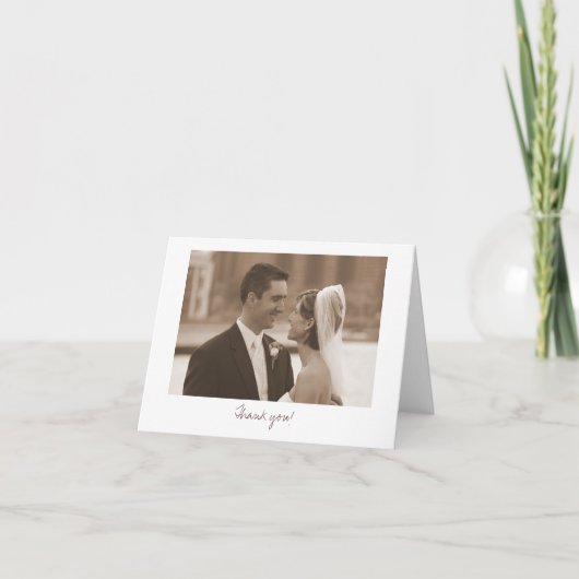 Wedding (danke!) dankeskarte (Vorderseite)
