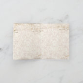 Wedding danken Ihnen Anmerkungs-Karte - Tee-Rose Dankeskarte (Innenseite)