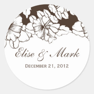 Wedding danken Ihnen Aufkleber