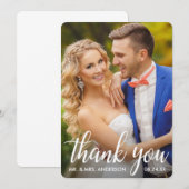 Wedding danken Ihnen Karte des Braut-und (Vorne/Hinten)
