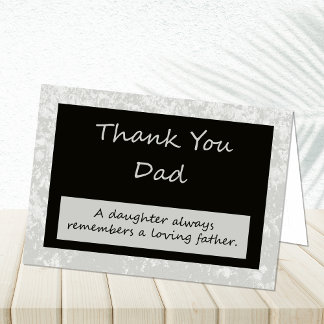 Wedding danken Ihnen Parent zu kardieren Vater Dankeskarte