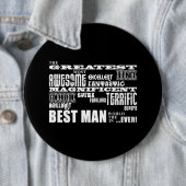 Wedding danken Ihnen Trauzeugen: Bestster Button (Beispiel)