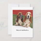 wedding danken Ihnen zu kardieren Dankeskarte (Vorderseite)