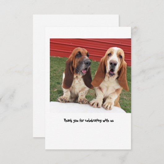 wedding danken Ihnen zu kardieren Dankeskarte (Vorne/Hinten)