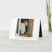 Wedding danken Ihnen zu kardieren Dankeskarte (Rückseite)