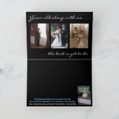 Wedding danken Ihnen zu kardieren Dankeskarte (Innenseite)