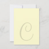 Wedding danken Ihnen zu kardieren Dankeskarte (Rückseite)