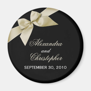 Wedding das Sahneband Save the Date kündigen an Magnet