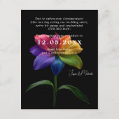 🌈Wedding Date CHANGE Begleitkarte (Rückseite)