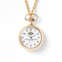 Wedding date couple name  armbanduhr