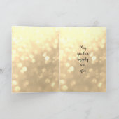 Wedding Day Fairy Sparkle Design Karte (Innenseite)