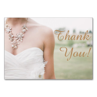 Wedding Design Card Vielen Dank Tischnummer