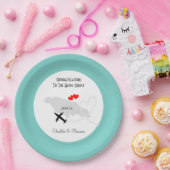 Wedding Destination Jamaica Personalisiert Pappteller (Party)