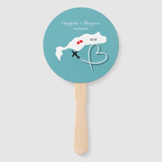 Wedding Destination Kos Fächer (Vorderseite)