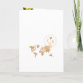 Wedding Destination Lemon Citrus Passport Italien Einladung (Rückseite)