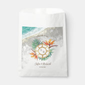 Wedding Destination Passport Kompass Vielen Dank Geschenktütchen (Vorderseite)