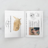 Wedding Destination Passport US Karte Colorado (Innenseite)