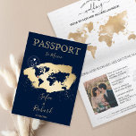 Wedding Destination Passport Weltkarte Mexiko Invi Einladung<br><div class="desc">Modernes und elegantes World Map Einladung Hochzeitsziel,  wie Pass. Die Lage in Mexiko kann geändert werden</div>