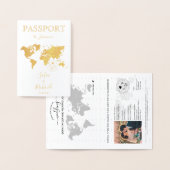 Wedding Destination Passport Weltkarte NEU - ZEALA Folienkarte (Anzeige)