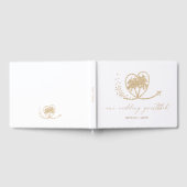 Wedding Destination Passport Weltkarte Vielen Dank Gästebuch (Voll)