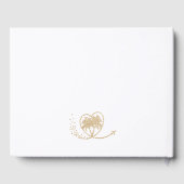 Wedding Destination Passport Weltkarte Vielen Dank Gästebuch (Rückseite)