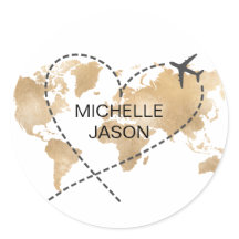 Wedding Destination Passport Weltkarte Vielen Dank