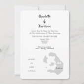 Wedding Destination Santorini Foto Einladung (Vorderseite)