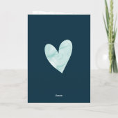 Wedding Destination Watercolor Weltkarte Pass Einladung (Rückseite)