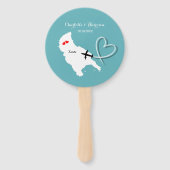 Wedding Destination Zante Fächer (Vorderseite)