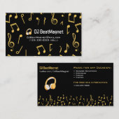 Wedding Dj Business Cards Beruflich Deejay Visitenkarte (Vorne/Hinten)