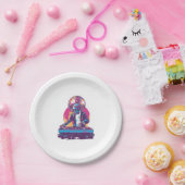 Wedding DJ Skull � Funny Formal Party Skeleton Pappteller (Party)