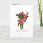 Wedding Dj Vielen Dank Musik Dankeskarte (Rückseite)