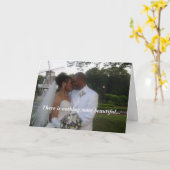 Wedding, dort ist schöneres nichts… karte (Gelbe Blume)