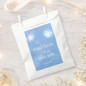 Wedding Dove Blue Lighting Geschenktütchen (Ausgeschnitten)