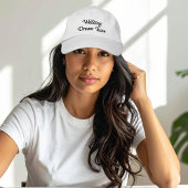 Wedding Dream Team,Bride,Bachelorette Personalized Bestickte Baseballkappe