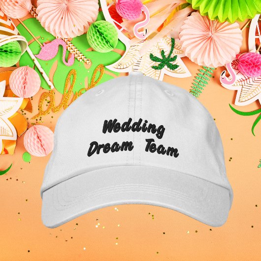 Wedding Dream Team, Bridge, Junggeselinnen-Abschie Bestickte Baseballkappe