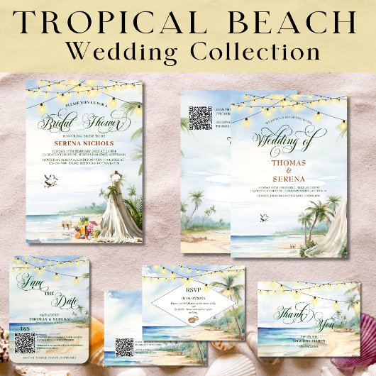 Wedding Dress Beach Boho Brautparty Hen Party Einladung