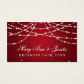 Wedding Drink Voucher Sparkling String Red (Rückseite)