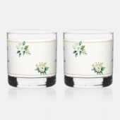 Wedding Drinkware Botanical Personalized Whiskyglas (Links)