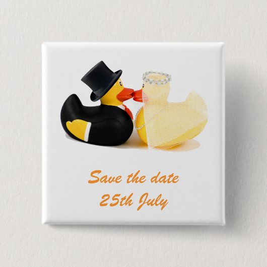 Wedding Ducks 2. Badge Button (Vorderseite)