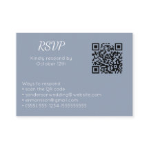 Wedding Dusty Blue UAWG Online QR Code Foto