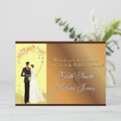 Wedding Einladung (Stehend Vorderseite)