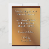 Wedding Einladung (Rückseite)