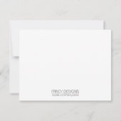 Wedding Einladung (Rückseite)