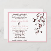 Wedding Einladung (Vorne/Hinten)