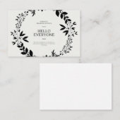 Wedding Einladung (Vorne/Hinten)