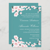 WEDDING EINLADUNG DER KIRSCHblüten-%PIPE% (Vorne/Hinten)