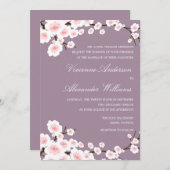 WEDDING EINLADUNG DER KIRSCHblüten-%PIPE% (Vorne/Hinten)