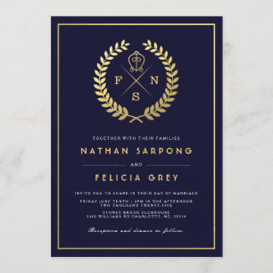 Wedding Einladung des Adinkra Liebe-Symbol-