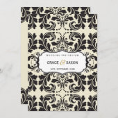 WEDDING EINLADUNGEN: savvy 6P Einladung (Vorne/Hinten)